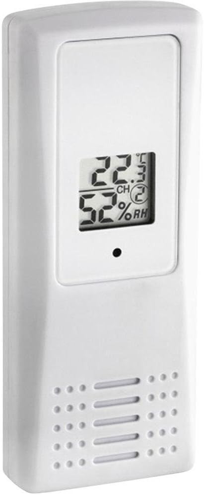 TFA Dostmann Funk-Thermo-Hygrometer Klima-Monitor TFA 30.3054 Raumklimakontrolle (grau mit Batterien
