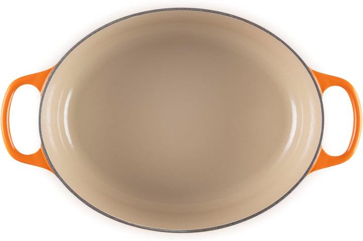 Le Creuset Signature Gusseisen-Bräter mit Deckel, Ø 27 cm, Oval, Für alle Herdarten und Induktion ge
