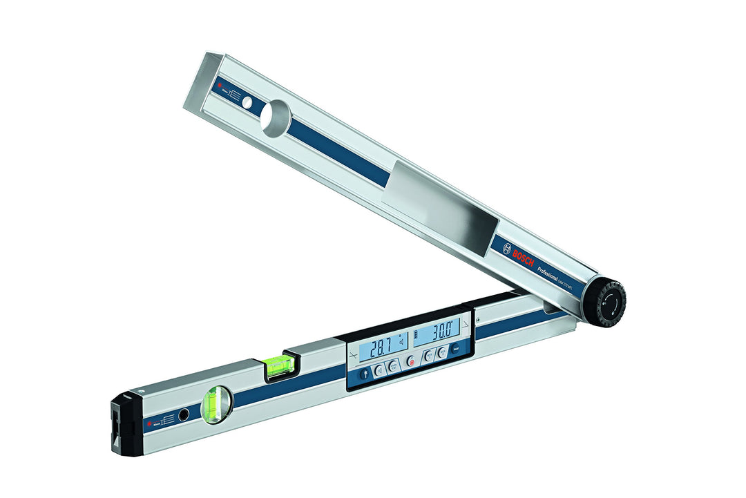 Bosch Professional Digitaler Winkelmesser und Neigungsmesser GAM 270 MFL (Laserpräzision, Gehrungswi
