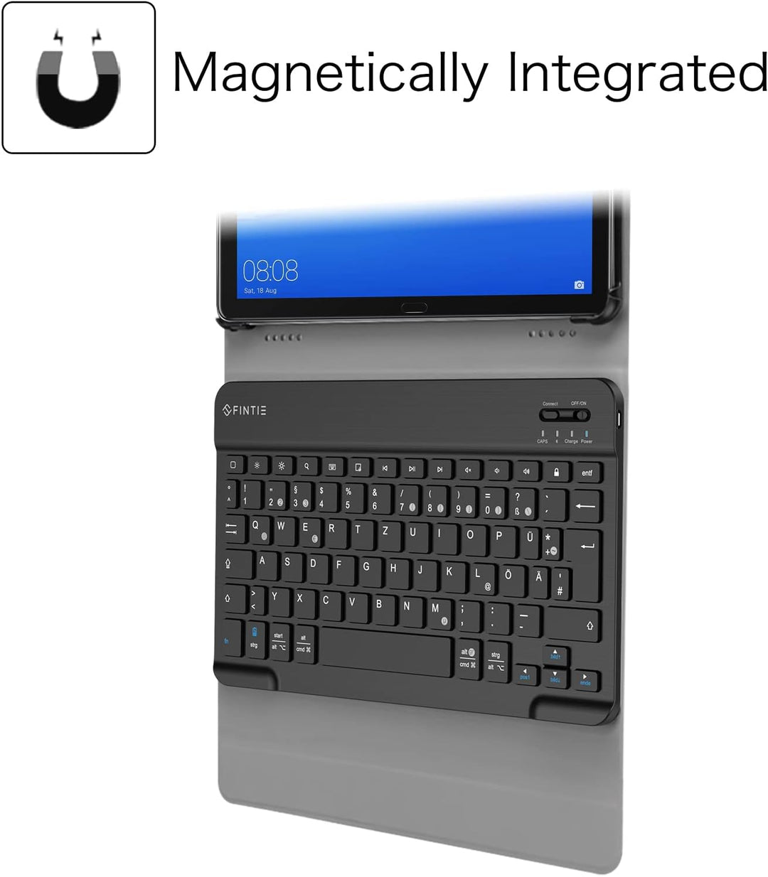 Fintie Tastatur Hülle für Huawei MediaPad M5 Lite 10.1 Zoll - Ultradünn leicht Schutzhülle Keyboard