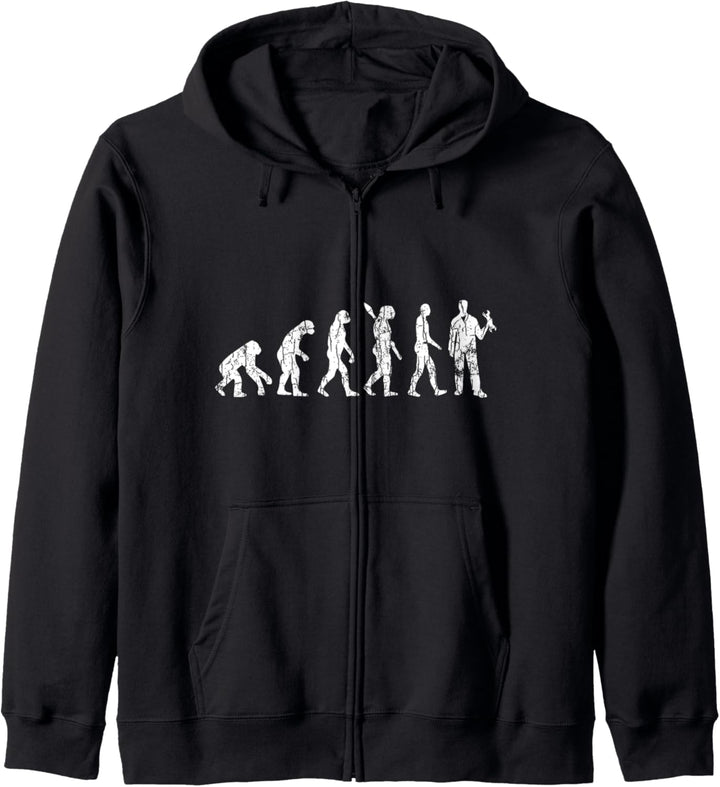 Mechaniker Evolution Lustige Automechaniker-Grafik Kapuzenjacke