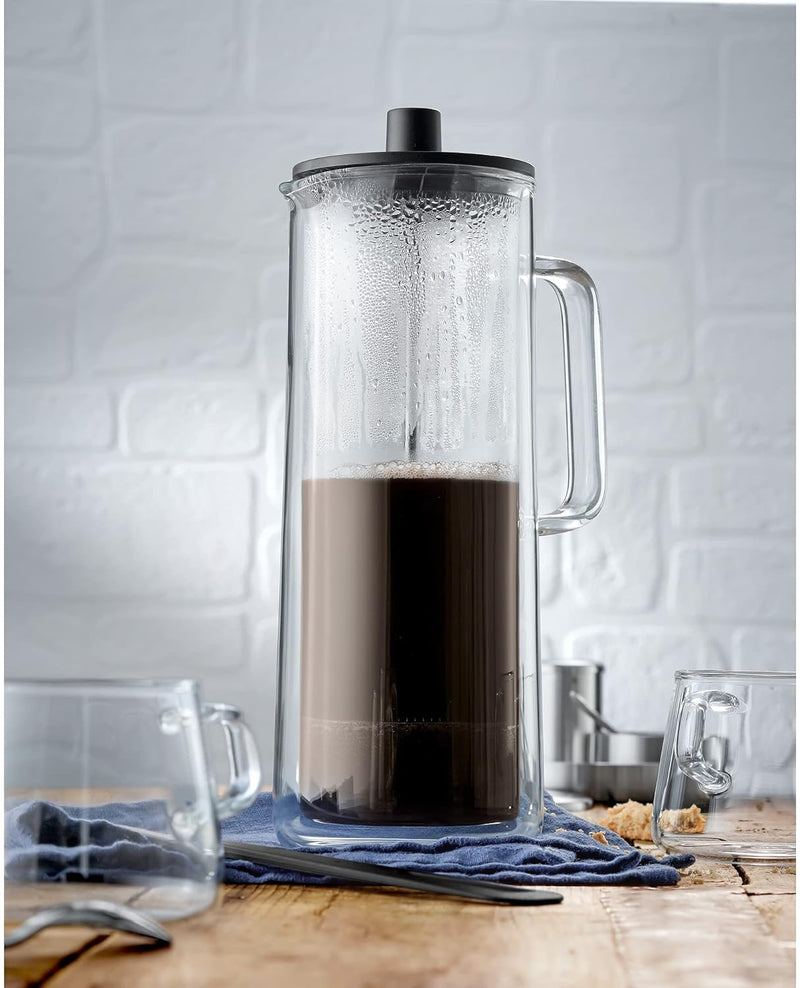 WMF Coffee Time Coffeepress doppelwandig 0,75l, French Press, Kaffeebereiter für 6 Tassen, Glas,