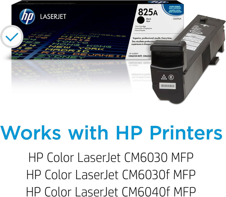 HP 825A (CB390A) Schwarz Original Toner für HP Color Laserjet CM6030, HP Color Laserjet CM6040