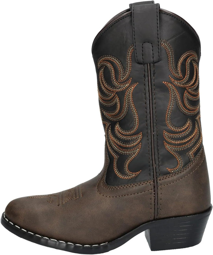 Smoky Mountain Austin Cowboy Baby Mädchen Lederstiefel 22 EU Braun Schwarz, 22 EU Braun Schwarz