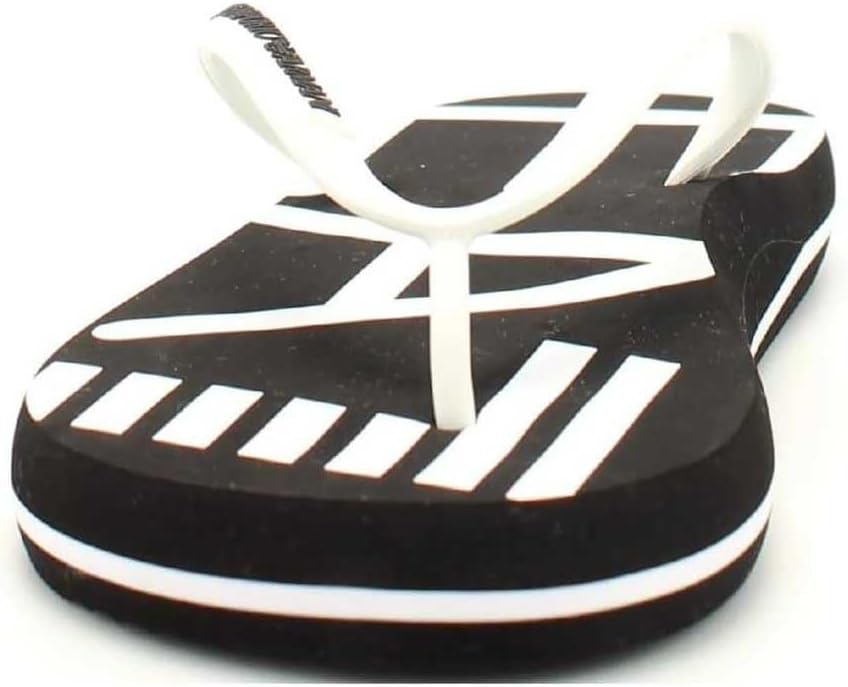 Emporio Armani EA7 Herren Zehentrenner Black - White 39 EU Black White, 39 EU Black White