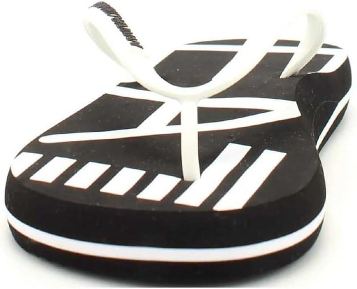 Emporio Armani EA7 Herren Zehentrenner Black - White 39 EU Black White, 39 EU Black White