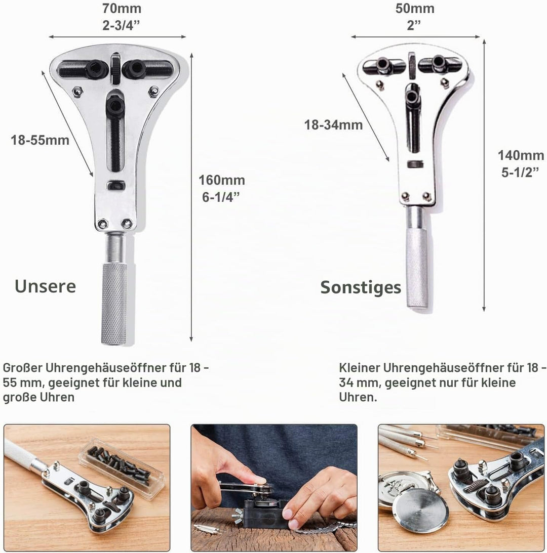 Anezus Uhrenreparatur-Set, 187-teilig