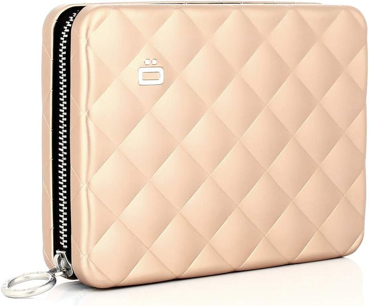 OGON Aluminium Geldbörse für Damen Lady Case Large - RFID-Schutz - Bis zu 10 Karten, Reisepass, Münz