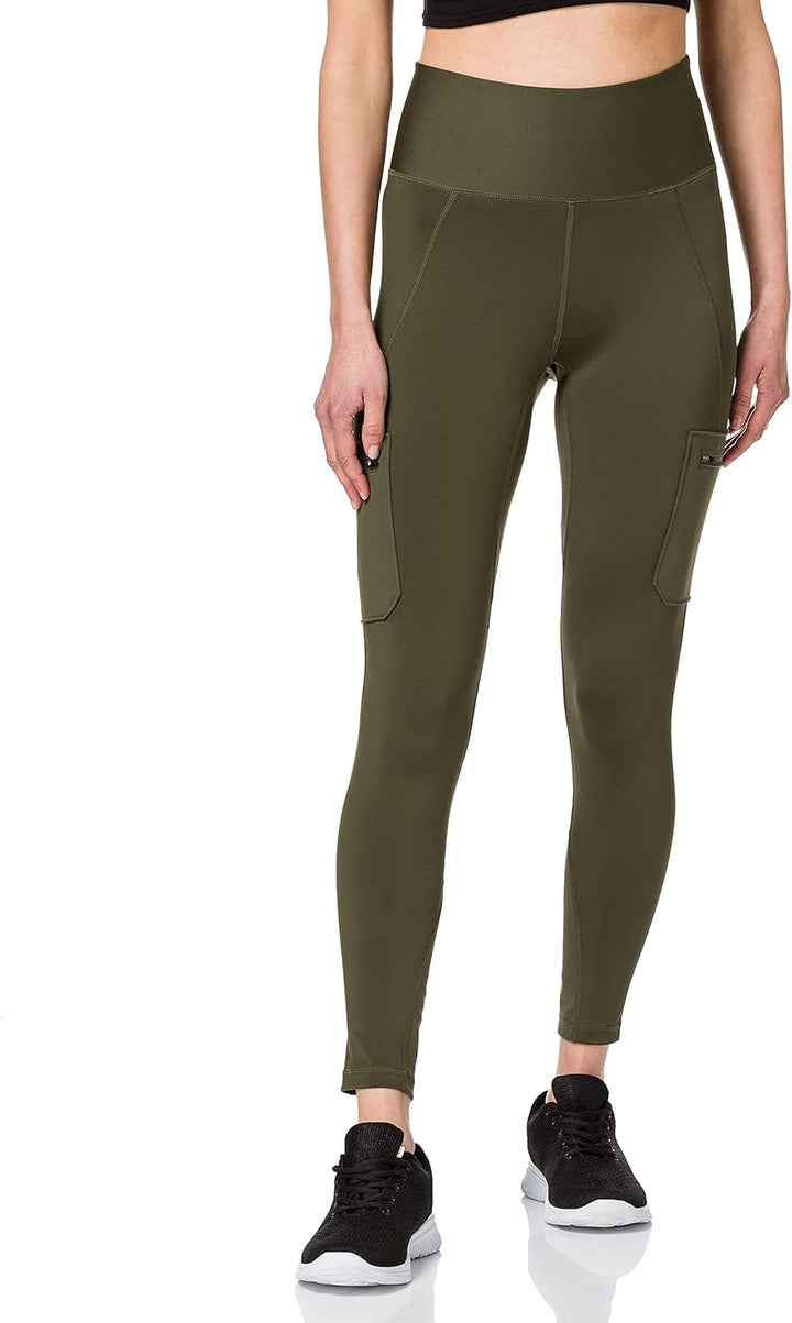 All Terrain Gear by Wrangler Damen Cargo Legging Deep Depths Hiking Pants XXL Olive, XXL Olive