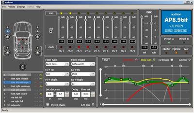 Audison AP8.9 bit digitale 8 Kanal Endstufe mit DSP