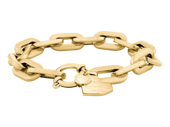 LIEBESKIND BERLIN Damen-Statement-Armbänder Edelstahl LJ-0310-B-20 Gold Chunky, Gold Chunky
