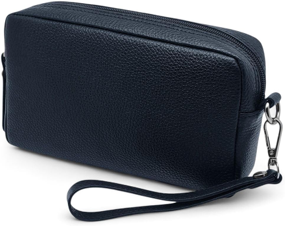 FAST WORLD SHOPPING ® Handtasche Echtes Leder Herren Tasche mit abnehmbarem Griff Handtasche Made In