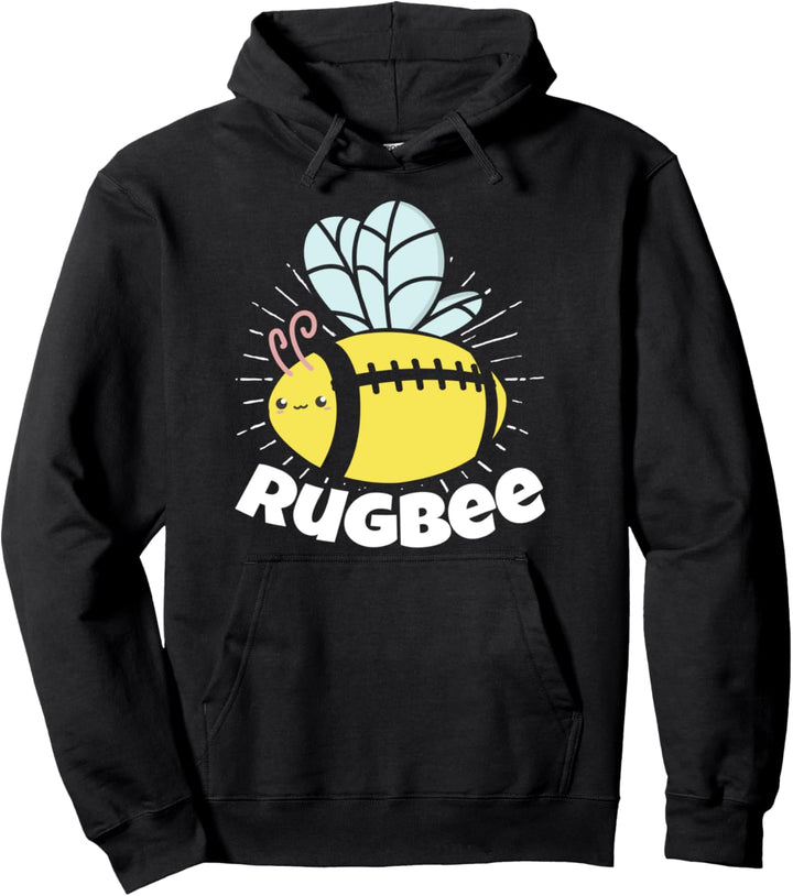 Rugby Rugbee Bee Lustige Rugbybiene Sumsi Pullover Hoodie
