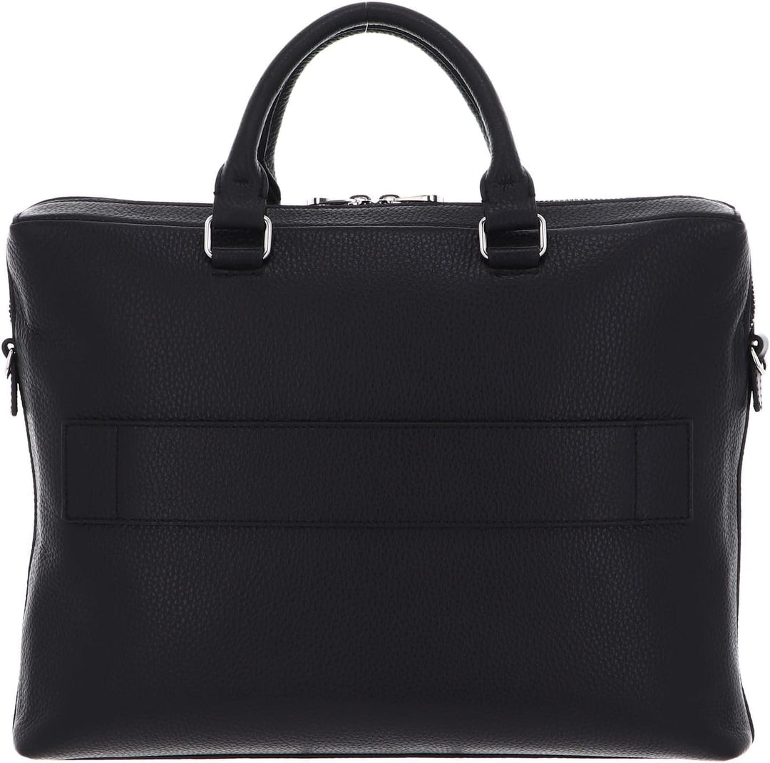 COCCINELLE Man Soft Man Briefcase Grained Leather Noir