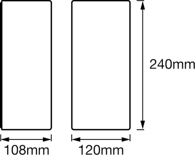 LEDVANCE LED Wand- und Deckenleuchte, Leuchte für Aussenanwendungen, Warmweiss, Endura Style Updown