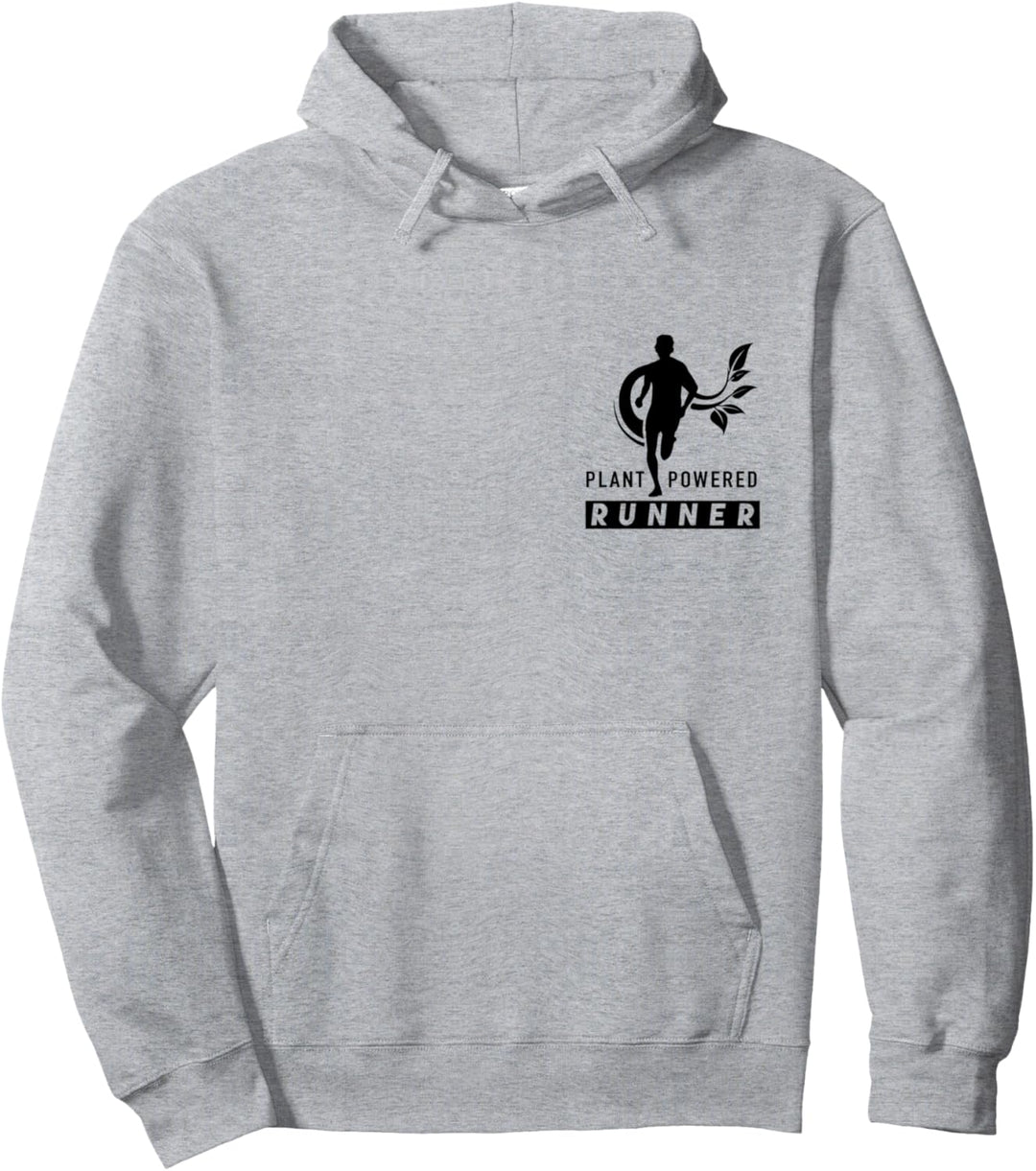 Plant Powered Runner Vegan Runner Vegetarian Vegetables Pullover Hoodie