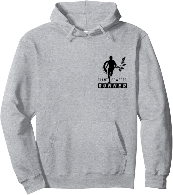 Plant Powered Runner Vegan Runner Vegetarian Vegetables Pullover Hoodie
