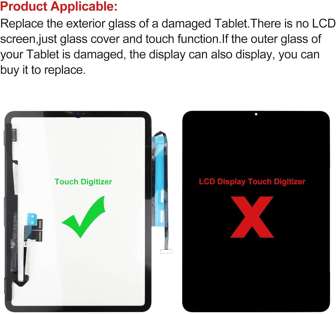 Neue Touchscreen Glas Digitizer Ersatz für iPad Pro 11 2018/2020 A1934 A1980 A2013 A2068 A2230 Touch