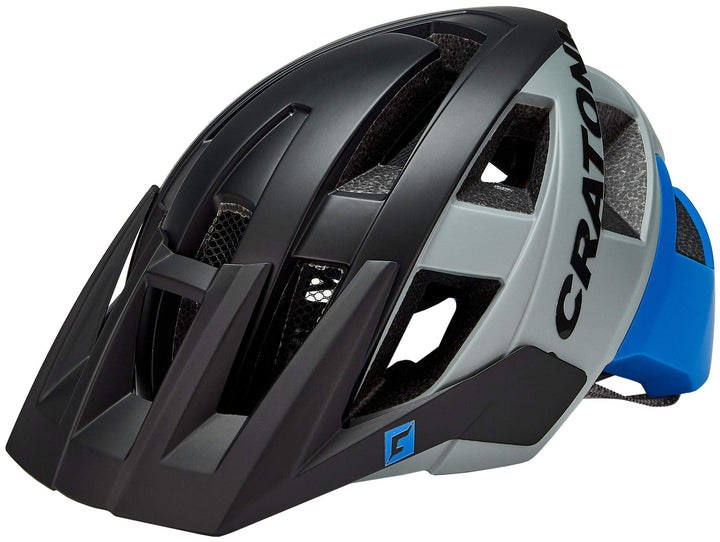 Cratoni AllSet MTB Helm schwarz/grün 2022 Fahrradhelm blue/black matte M/L | 58-61cm, blue/black mat