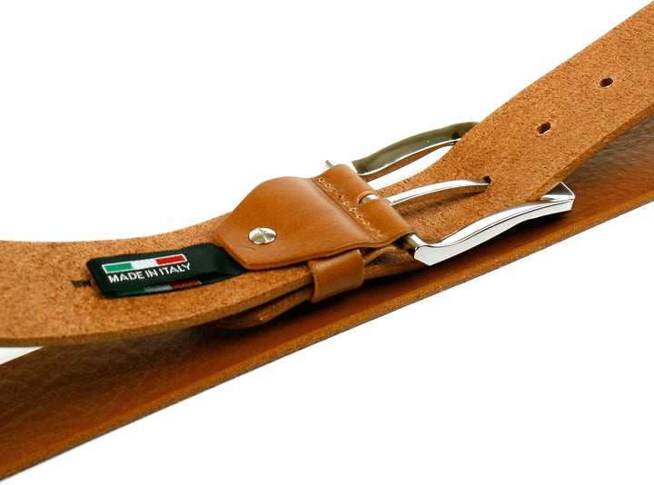 Anthoni Crown Herren Gürtel 105 Braun (Hellbraun 020), 105 Braun (Hellbraun 020)