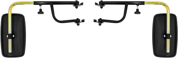 2x Rückspiegel Aussenspiegel Traktor Bagger 285x150 Spiegelarm Spiegelhalter SET