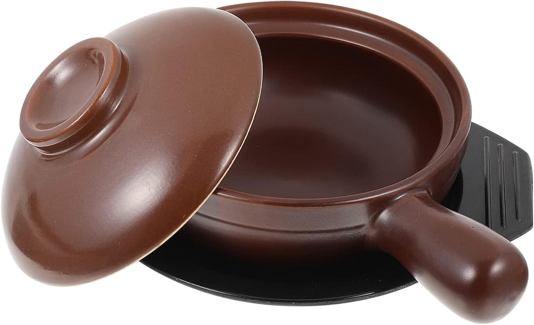 Cabilock Eintopf Porzellan Kochtopf Keramik Kasserolle Chinesische Stieltopf Mit Tablette Traditione