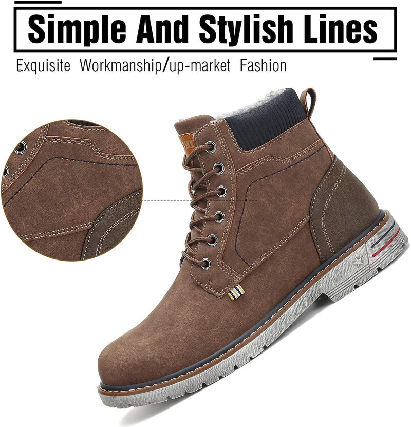 Mishansha Winterschuhe Herren Stiefel Warm Gefüttert Winterstiefel Damen Wasserdicht Outdoor Schnees