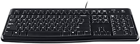 Logitech Desktop MK120 Tastatur USB QWERTZ Deutsch Schwarz - Tastaturen (Standard, Verkabelt, USB, Q