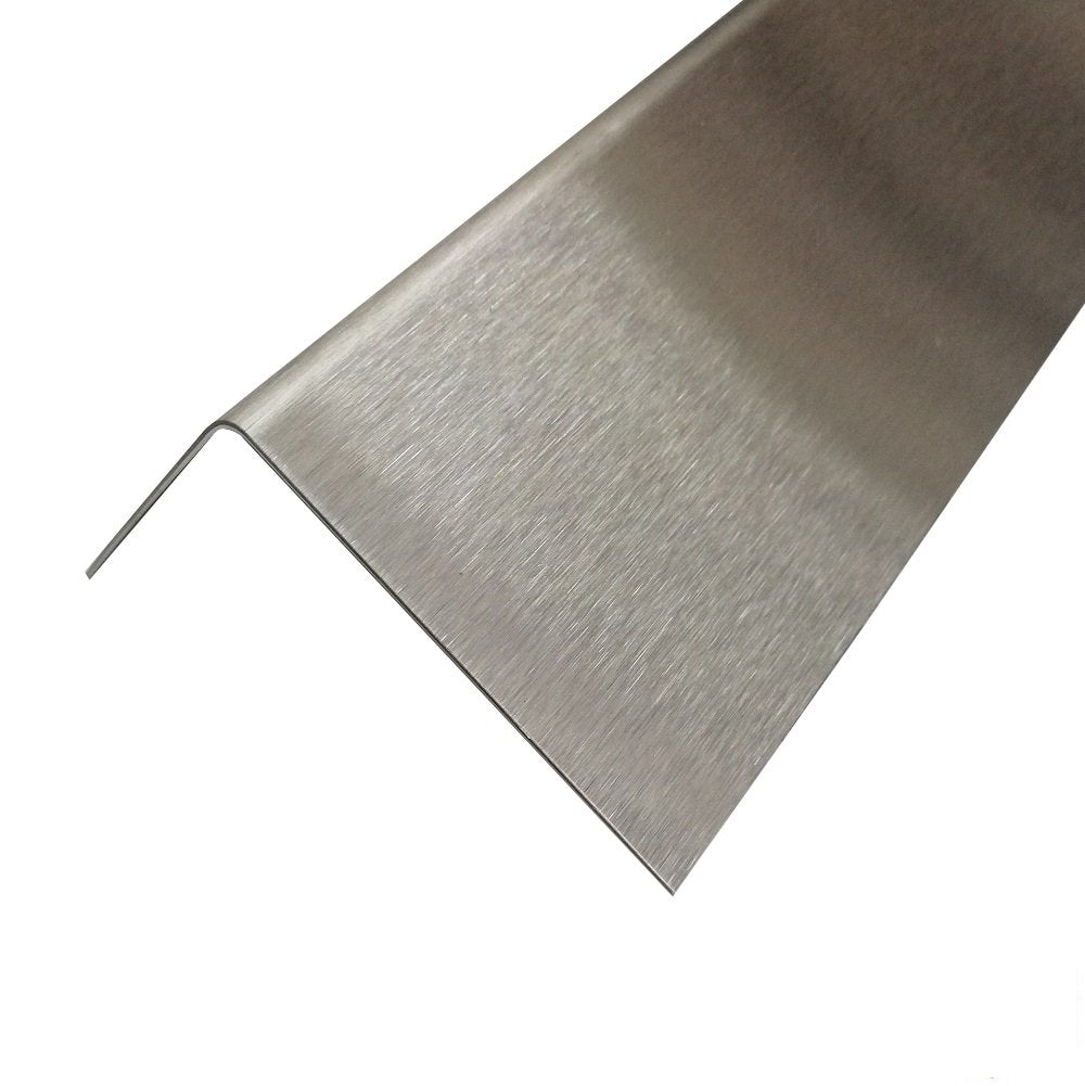 Edelstahl Winkel Mauerabdeckung 2,5 Meter 0,8 mm stark, L-Winkel (30 x 30 x 0,8 mm) Schenkel:30 x 30