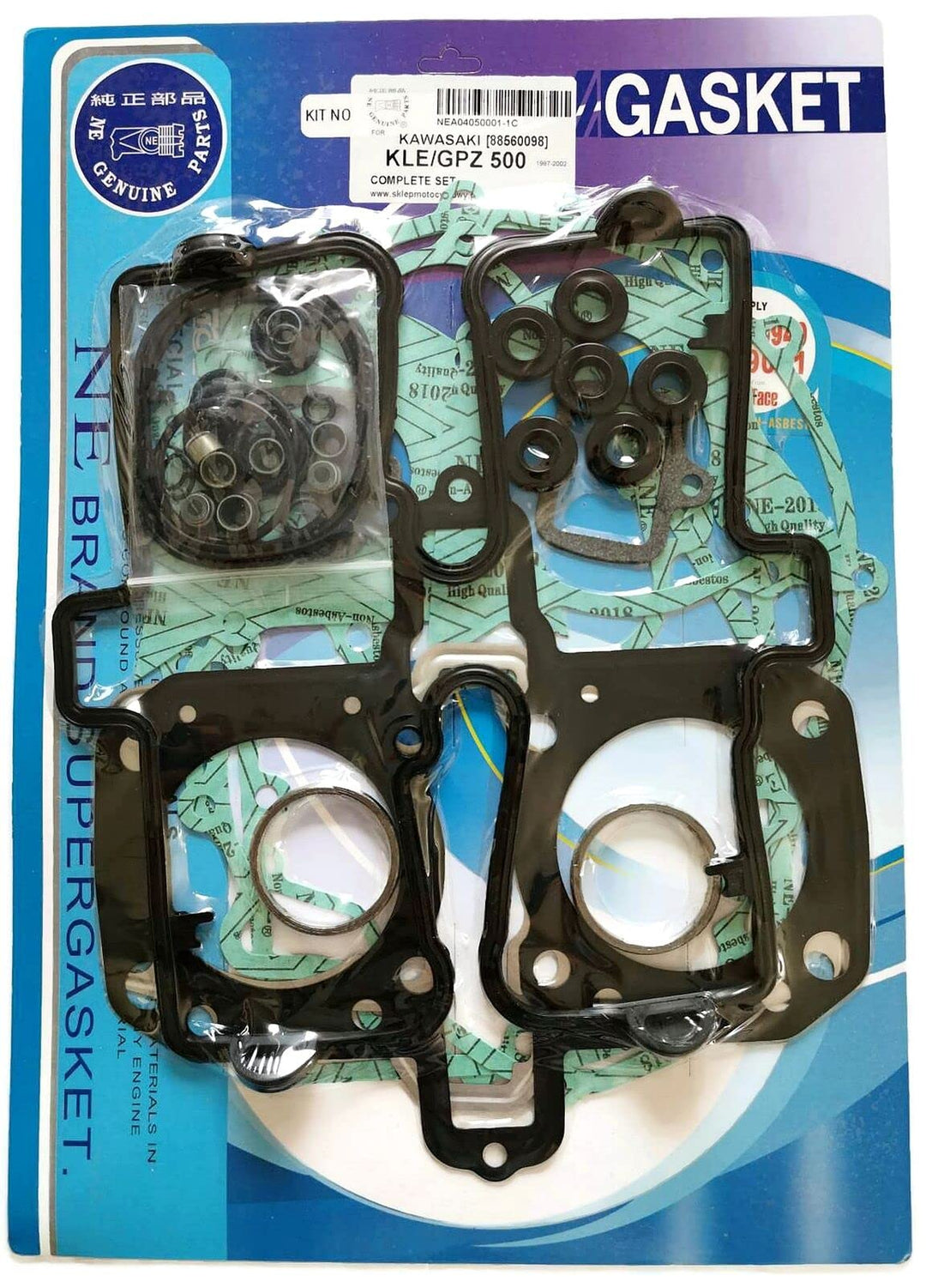 Motordichtsatz Dichtsatz komplett Gasket set für KAWASAKI EN ER GPZ KLE 450 500