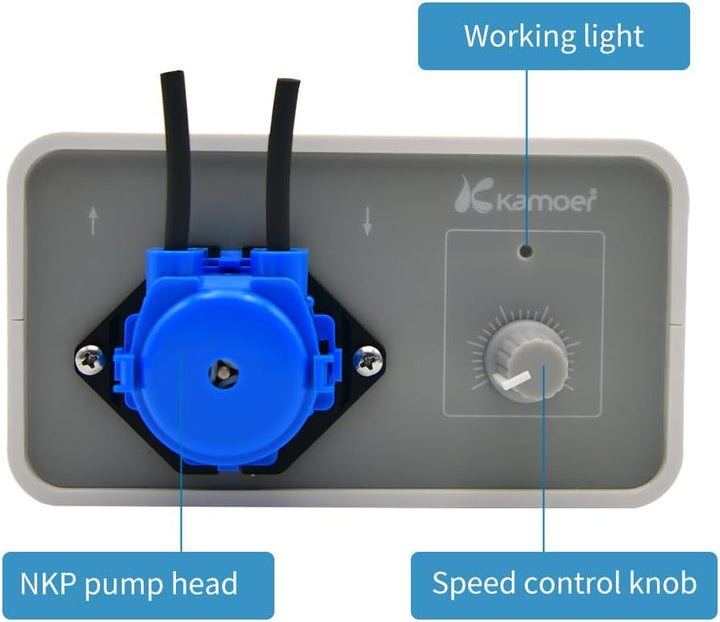 M1-NKP Schlauchpumpe mit DC-Bürstenmotor, Geschwindigkeitseinstellung per Potentiometerknopf, niedri