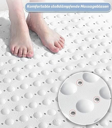Stafeny rutschfeste Duschmatte für die Dusche, Anti-Schimmel, Gummi-Duschmatte, für ältere Menschen,