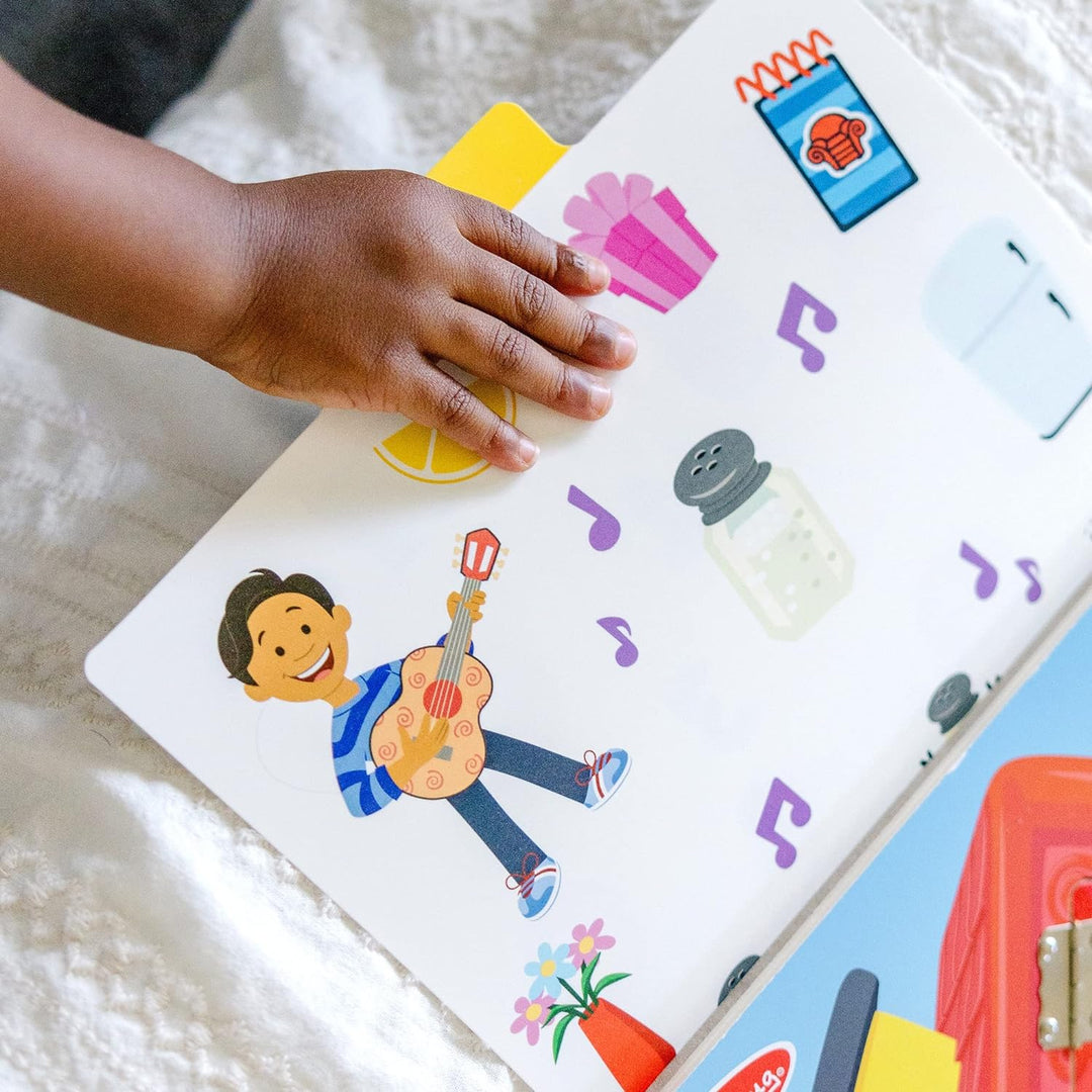 Melissa & Doug Blue’s Clues & You! Spielbrett aus Holz mit Hinweiskarten | Aktivitätsbuch für Kinder