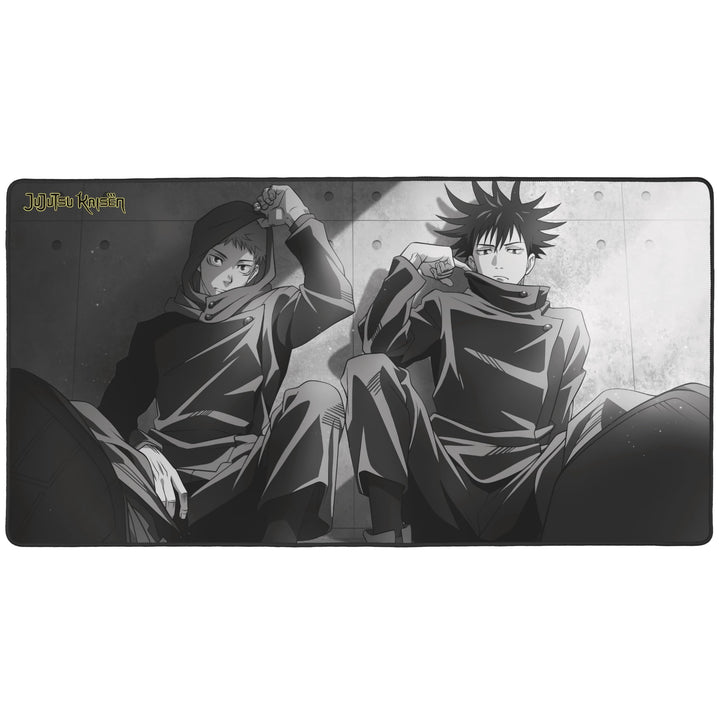 Konix Jujutsu Kaisen Gaming-Mauspad XXL 90 x 46 cm - rutschfeste Unterseite aus Gummi - Motiv Yuji u