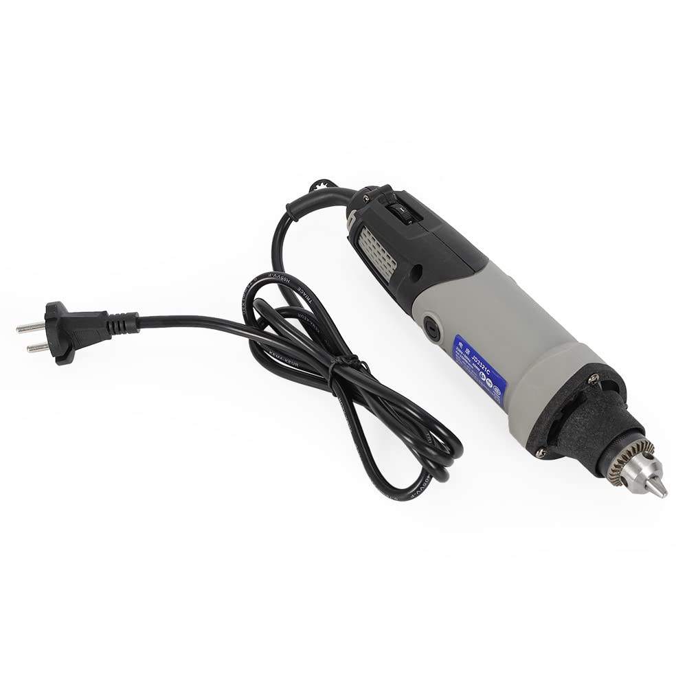 400W Elektrisch Schleifer, 220V Mini-Stabschleifer Bohrmaschine 6 Positionen Drehwerkzeug mit Variab