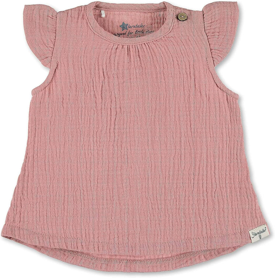 Sterntaler Baby - Mädchen Sommer 2-teiler Musselin Set Sommer, 68 Zartrosa