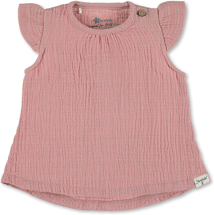 Sterntaler Baby - Mädchen Sommer 2-teiler Musselin Set Sommer, 68 Zartrosa
