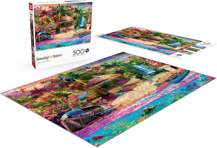 Buffalo Games - Tropical Island Holiday - 500 Teile Puzzle