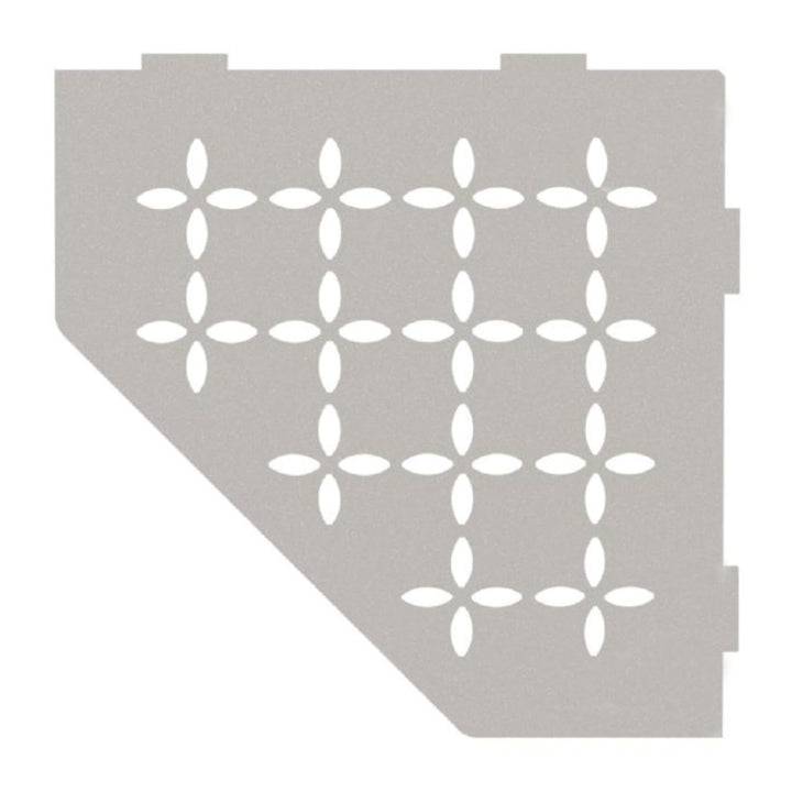 Schluter Systems Kerdi-Line Dusch-Zubehör, fünfeckig, Blumenmuster, Grau