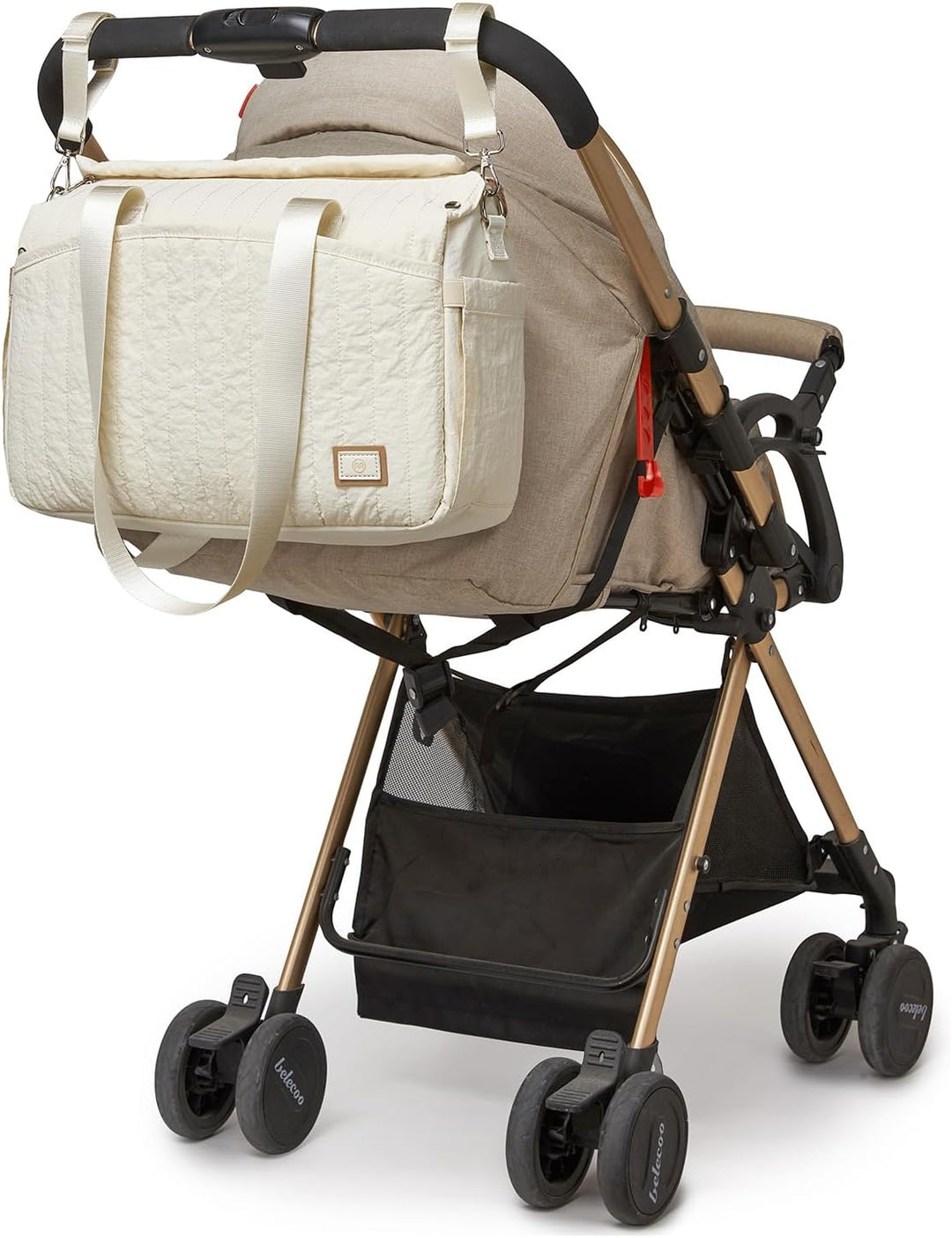 Miss Lulu Wickeltasche für Kinderwagen Wasserdichte Multifunktionale Babytasche mit Kinderwagenhaken
