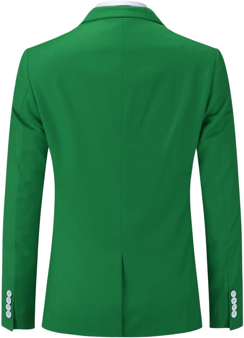 YOUTHUP Herren 3 Teilig Anzug Slim Fit Formell Anzüge 1 Knopf Herrenanzug für Business Hochzeit XXL