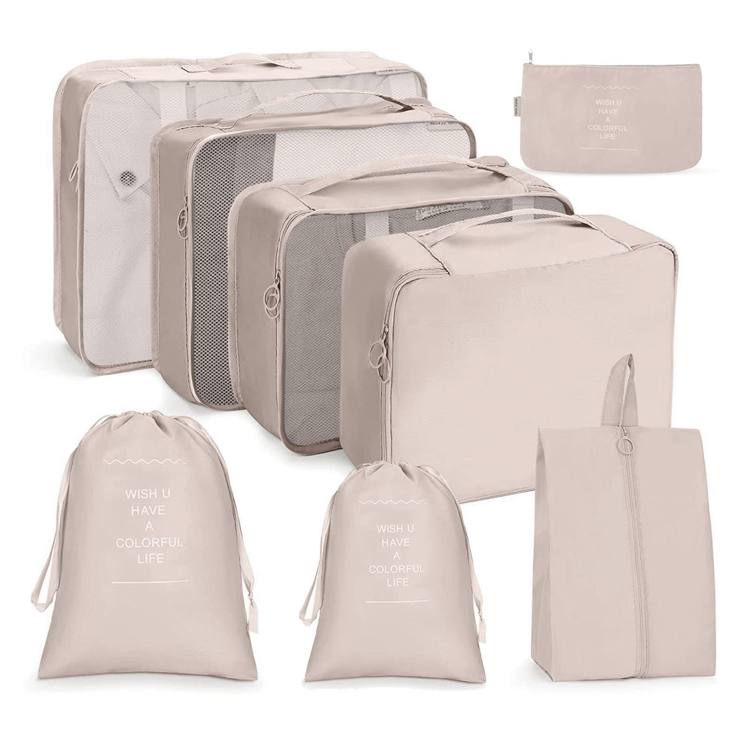 OSDUE Koffer Organizer Set 8-teilig, Packing Cubes, Wasserdichte Reise Kleidertaschen, Packtaschen f