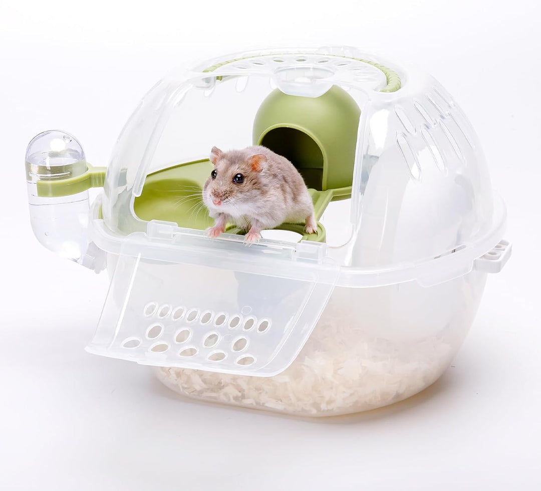 Nobleza - Kleintier-Transportkäfig, tragbarer Hamster-Transportkäfig, Transportbehälter für Kaninche