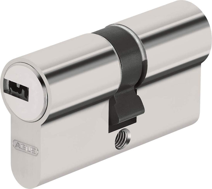 ABUS Türzylinder D6N - Schliesszylinder für Wohnungstüren, vernickelt, 40x55 mm - 37756 40x55 mm Ver