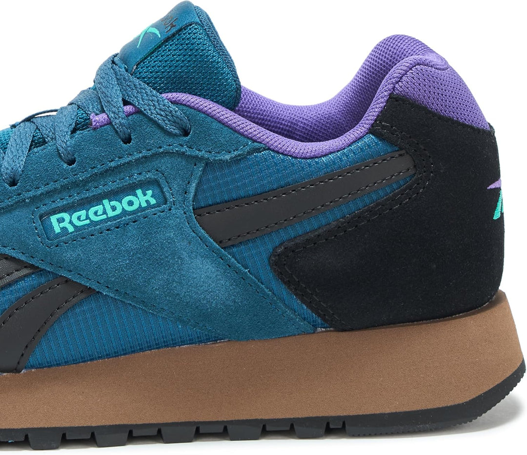 Reebok Damen Glide Sneaker 33/34 EU Escape Blue Utility Brown Black, 33/34 EU Escape Blue Utility Br
