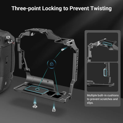 SMALLRIG Z 9 Cage Kit für Nikon Z 9 Kamera mit Top Handle, Aluminiumlegierung Cage für Nikon Z9-3738