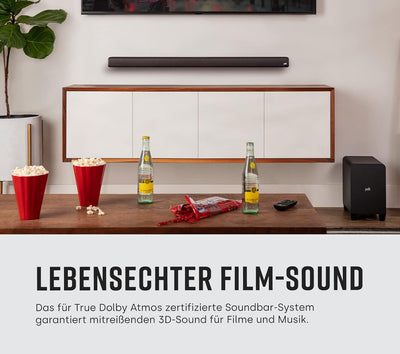 Polk Audio Signa S4 True Dolby Atmos Soundbar mit Wireless Subwoofer, 3.1.2 Soundbar-System, HDMI eA