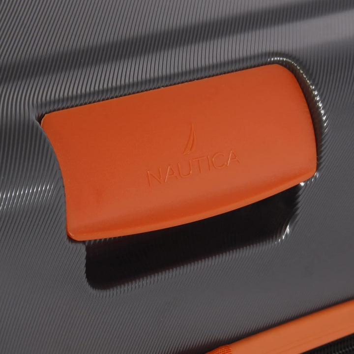 Nautica Roadie Hartschalengepäck-Set, 3-teilig Grau / Orange, Grau / Orange