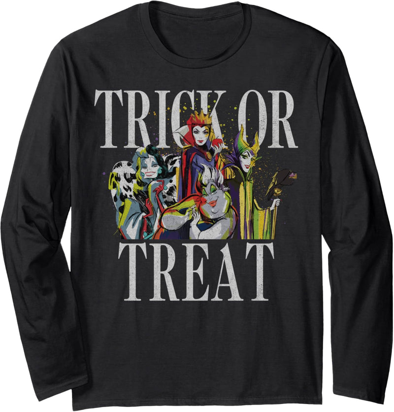 Disney Villains Trick Or Treat Langarmshirt