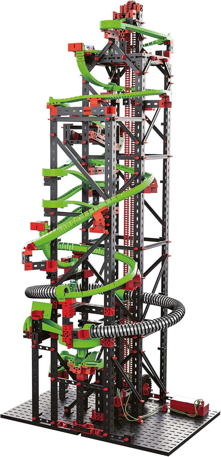 fischertechnik 544619 Kugelbahn Dynamic XXL – Murmelbahn, Bausatz für Kinder ab 9 Jahren, Lernspielz